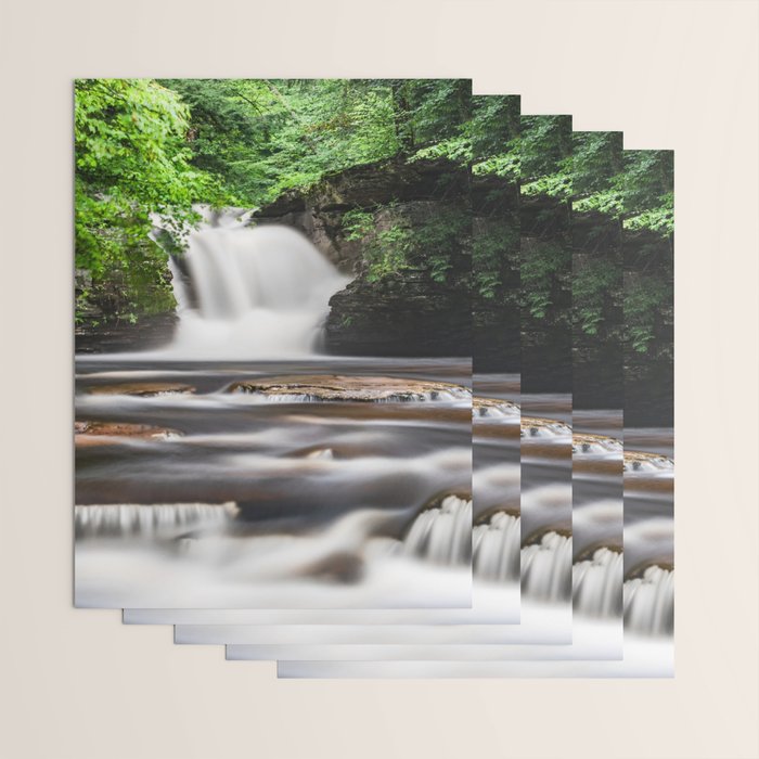 Appalachian Waterfall - Ricketts Glen Adventure Wrapping Paper Gallery Image 3