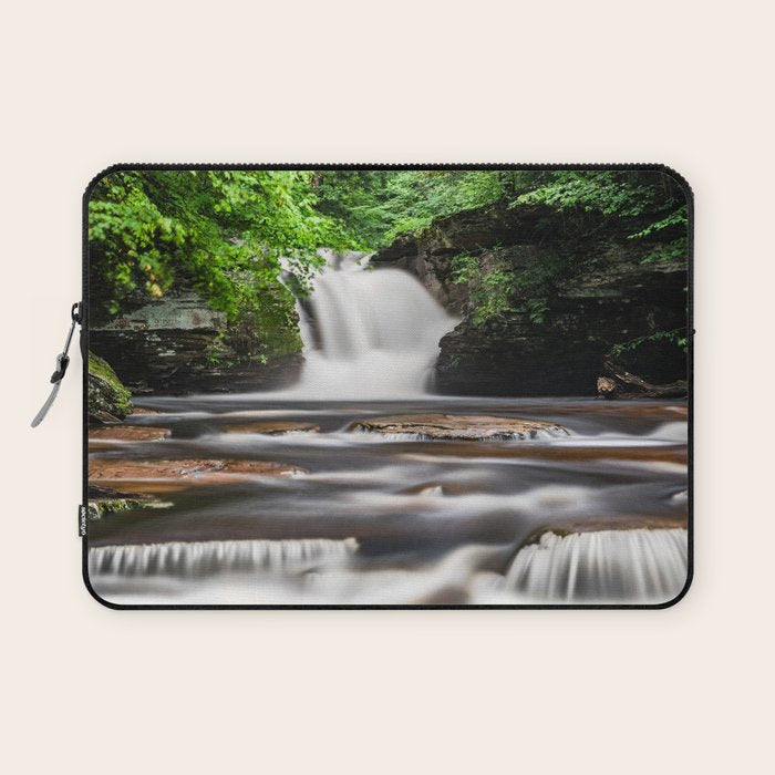 Appalachian Waterfall - Ricketts Glen Adventure Laptop Sleeve Gallery Image 1