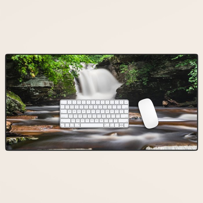 Appalachian Waterfall - Ricketts Glen Adventure Desk Mat Gallery Image 1