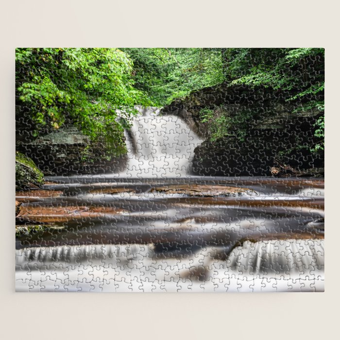 Appalachian Waterfall - Ricketts Glen Adventure Jigsaw Puzzle Gallery Image 1