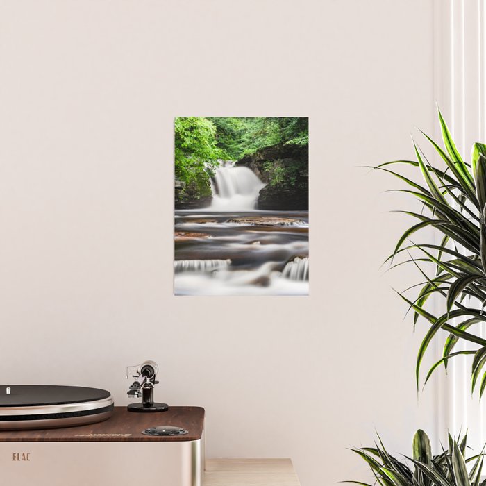 Appalachian Waterfall - Ricketts Glen Adventure Poster Gallery Image 2