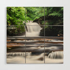 Appalachian Waterfall - Ricketts Glen Adventure Wood Wall Art Gallery Image 1