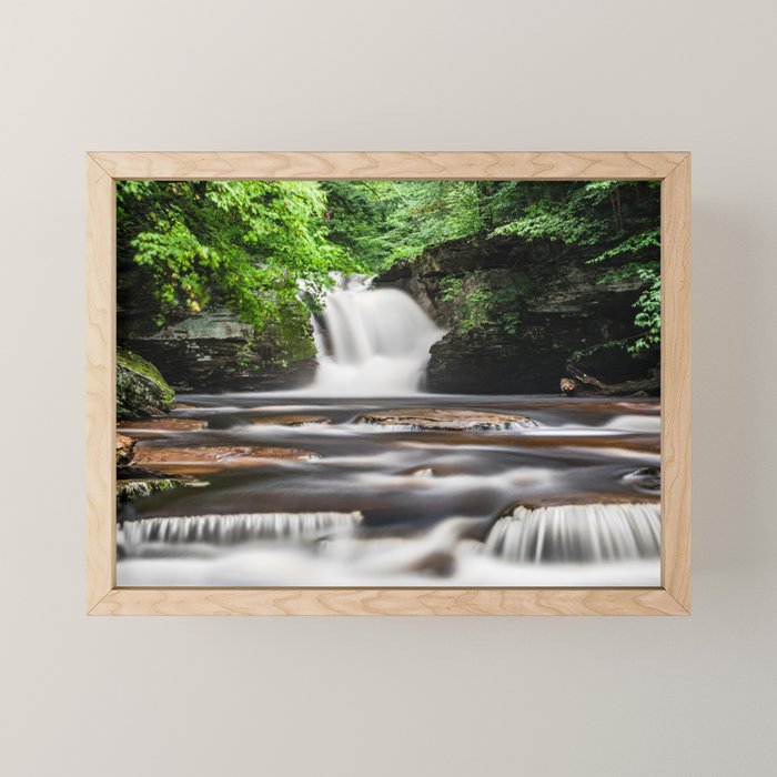 Appalachian Waterfall - Ricketts Glen Adventure Mini Art Print Gallery Image 1