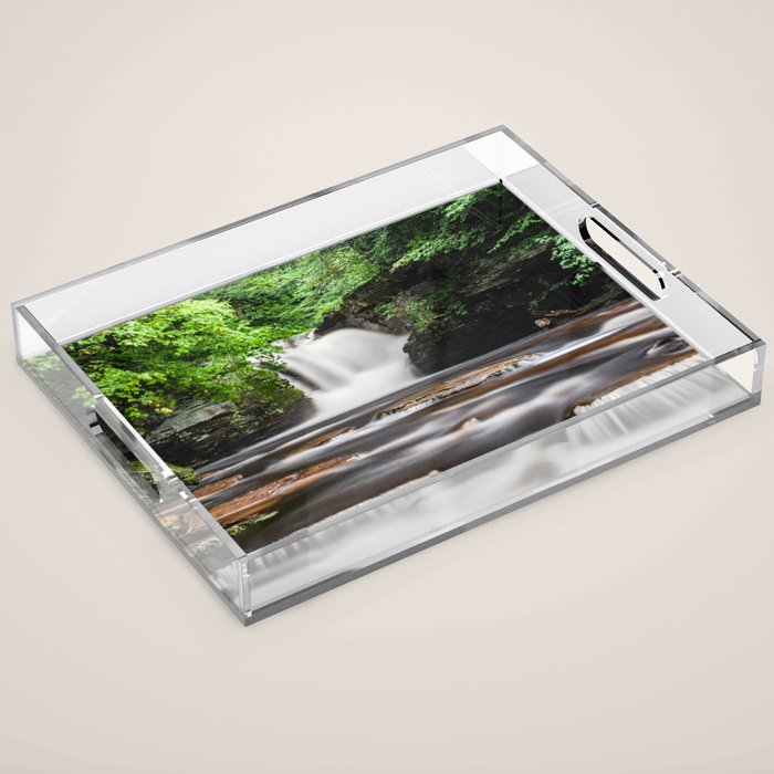 Appalachian Waterfall - Ricketts Glen Adventure Acrylic Tray Gallery Image 1
