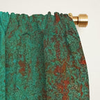 Colorful Rust Aesthetic Grunge Art Window Curtain Gallery Image 2