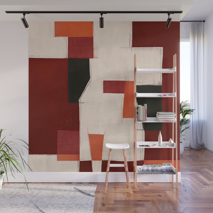 Urban Abstraction Wall Mural Gallery Image 1
