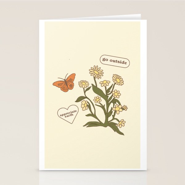 Go Outside and Appreciate Earth Stationery Card Gallery Image 2
