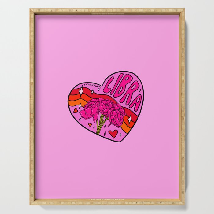 Libra Valentine Serving Tray Gallery Image 1