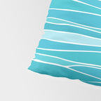 Blue Ocean Waves Pillow Sham Gallery Image 4