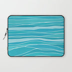 Blue Ocean Waves Laptop Sleeve Gallery Image 1