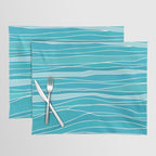 Blue Ocean Waves Placemat Gallery Image 1
