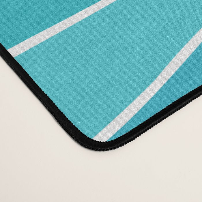 Blue Ocean Waves Desk Mat Gallery Image 4