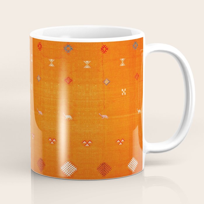 Boho Oriental Orange Traditional Desert Moroccan Style  Coffee Mug Gallery Image 1