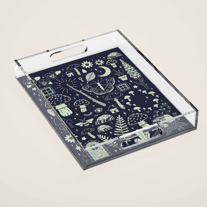 Fairy Garden: Midnight Acrylic Tray Gallery Image 1