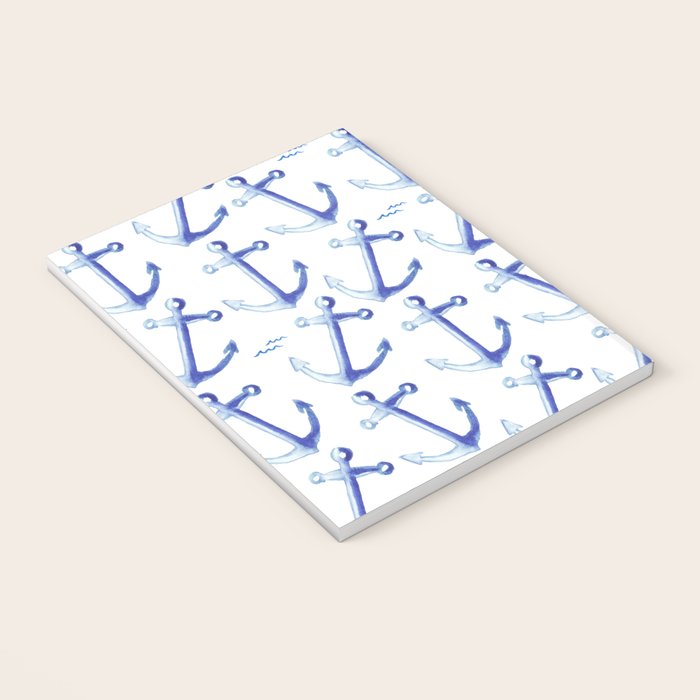 Watercolor Anchor Notebook Gallery Image 3