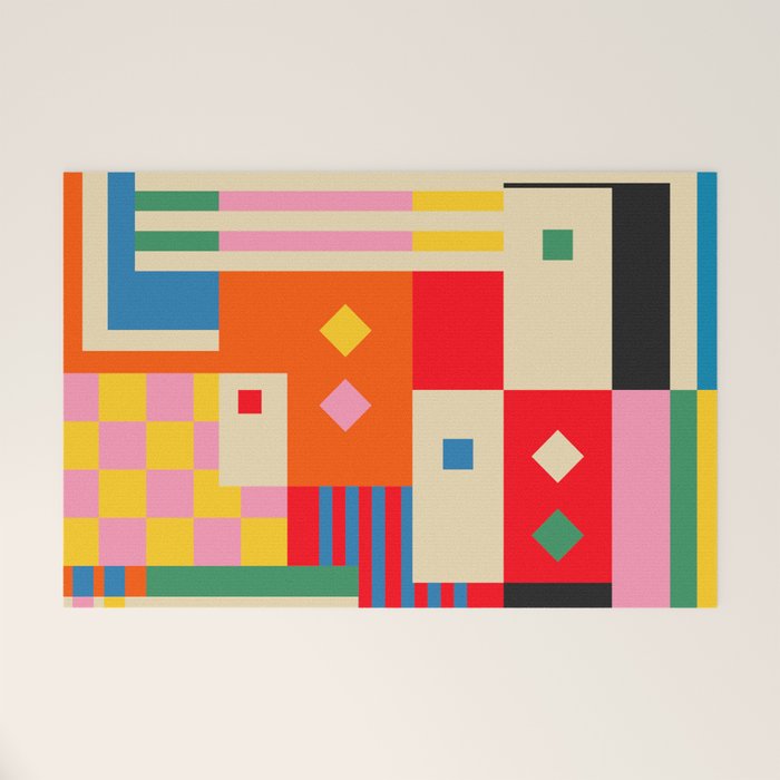 Colorful Life Welcome Mat Gallery Image 1