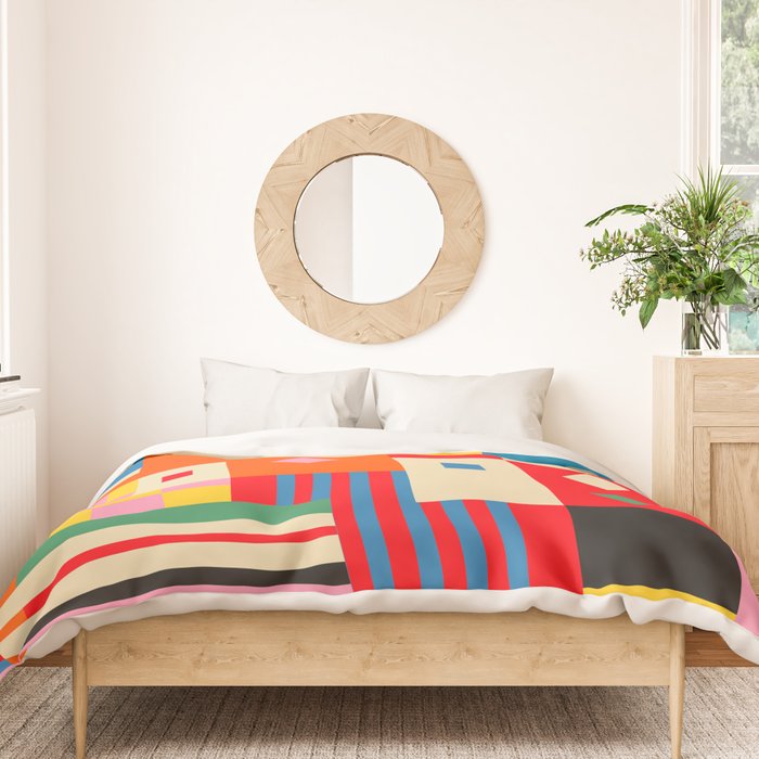 Colorful Life Duvet Cover Gallery Image 3