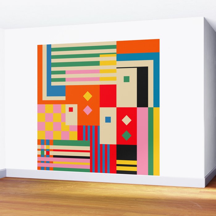 Colorful Life Wall Mural Gallery Image 2
