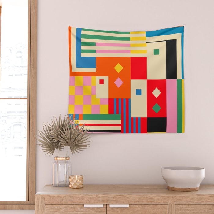 Colorful Life Wall Tapestry Gallery Image 2