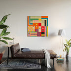 Colorful Life Wood Wall Art Gallery Image 2