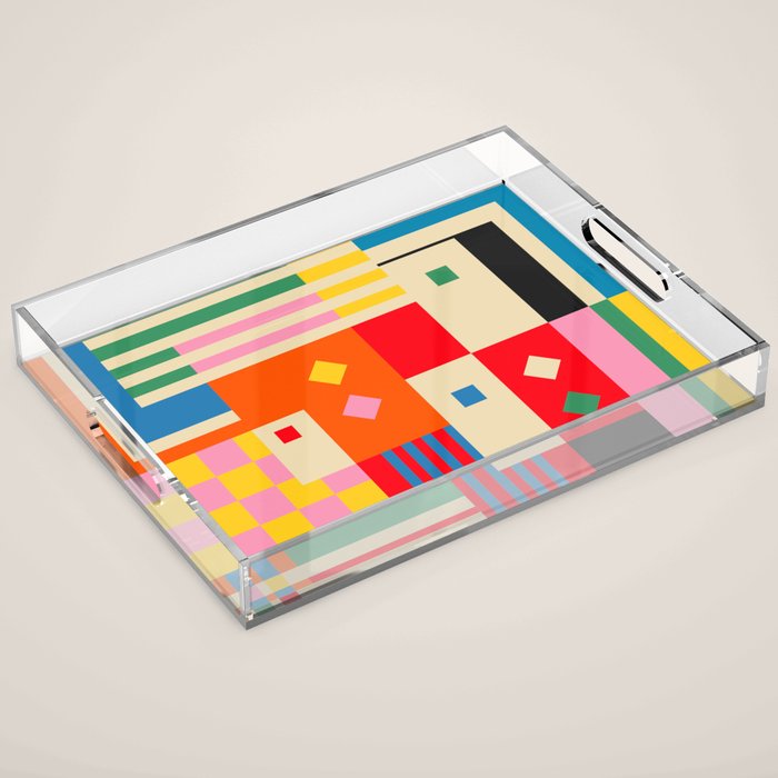 Colorful Life Acrylic Tray Gallery Image 1