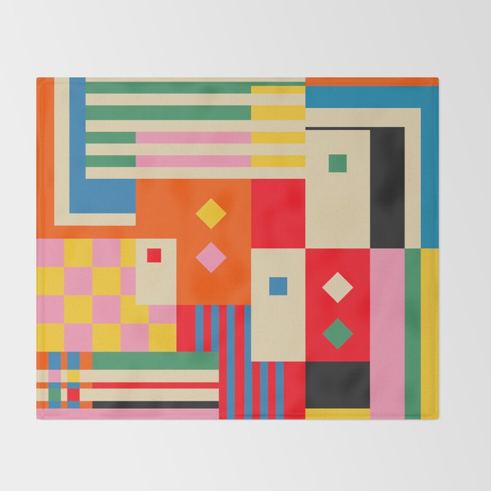 Colorful Life Throw Blanket Gallery Image 2