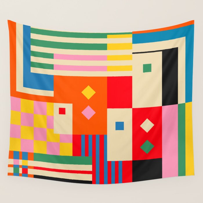 Colorful Life Wall Tapestry Gallery Image 1