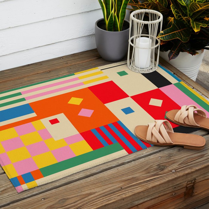 Colorful Life Outdoor Rug Gallery Image 2