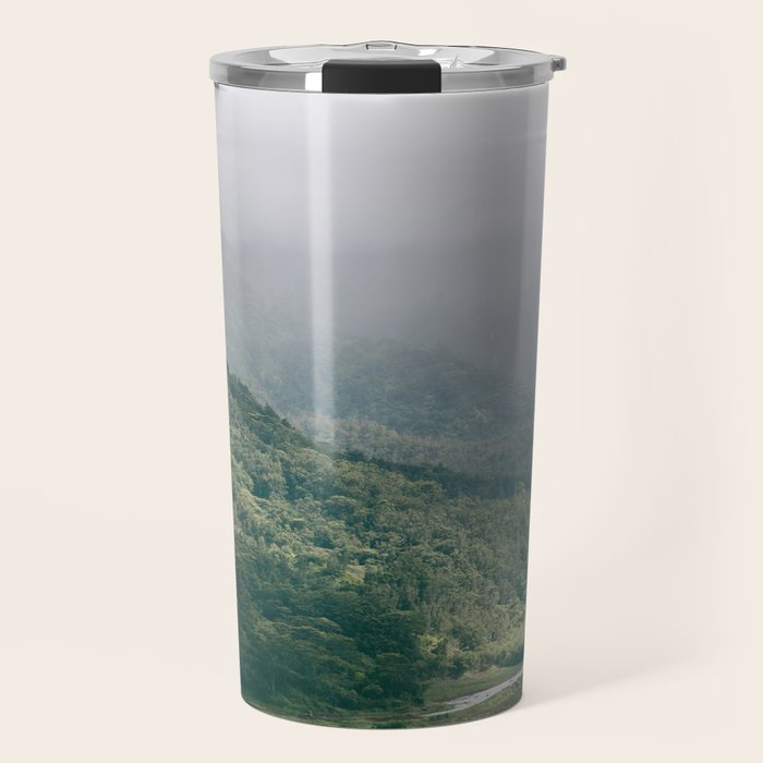 Hanalei Taro Fields - Hawaii Tropical Nature, Landscape Photography Travel Mug Gallery Image 1