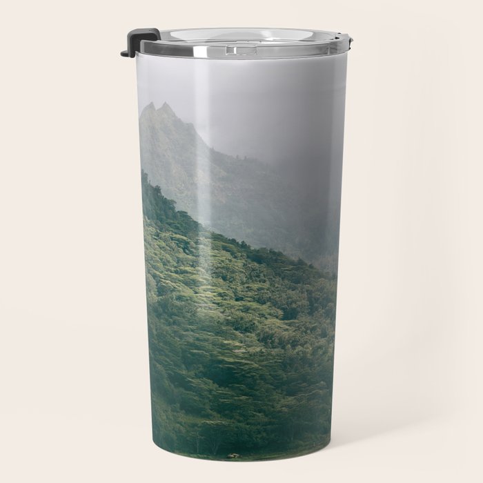 Hanalei Taro Fields - Hawaii Tropical Nature, Landscape Photography Travel Mug Gallery Image 3