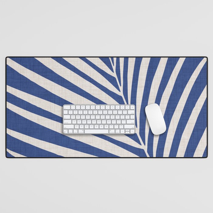 Indigo Palm Minimal Botanical Desk Mat Gallery Image 1