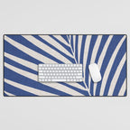 Indigo Palm Minimal Botanical Desk Mat Gallery Image 1