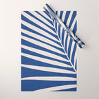 Indigo Palm Minimal Botanical Wrapping Paper Gallery Image 1