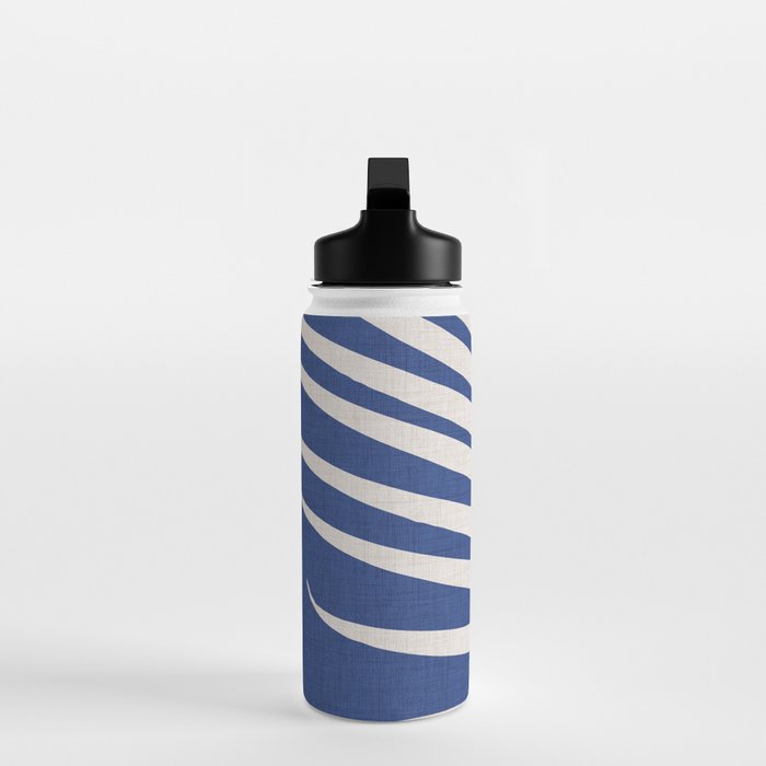 Indigo Palm Minimal Botanical Water Bottle Gallery Image 3