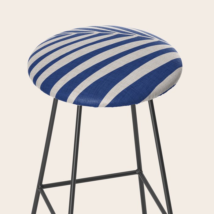 Indigo Palm Minimal Botanical Stool Gallery Image 2