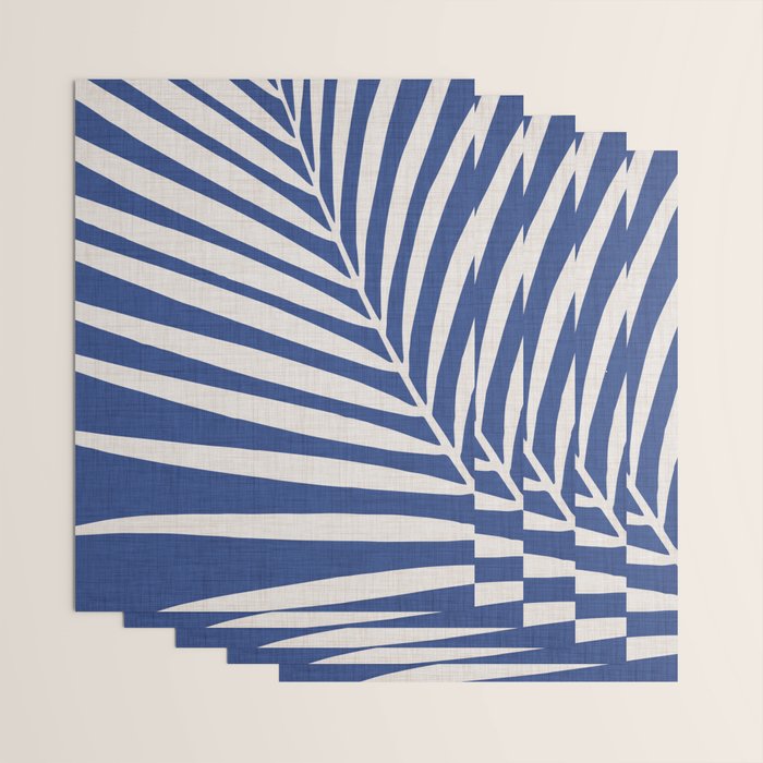 Indigo Palm Minimal Botanical Wrapping Paper Gallery Image 3