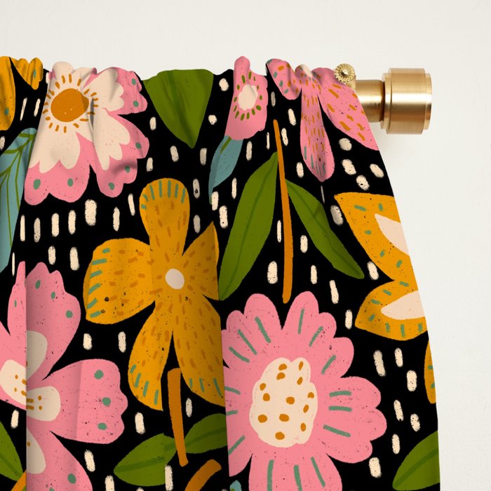 Floral Jungle  Window Curtain Gallery Image 2