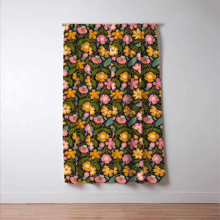 Floral Jungle  Window Curtain Gallery Image 3