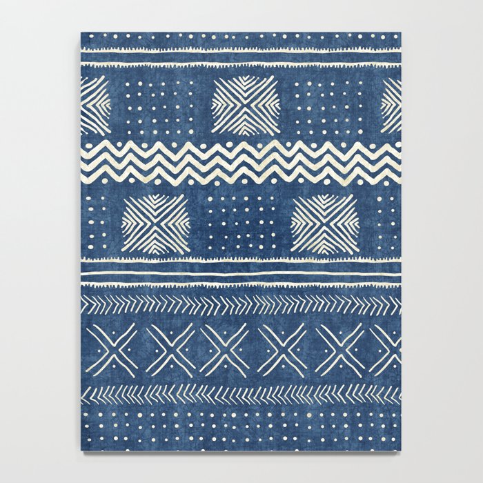 Geometric Stripe Blue Notebook Gallery Image 4