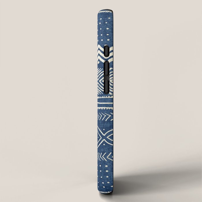 Geometric Stripe Blue iPhone Case Gallery Image 2