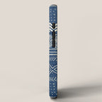 Geometric Stripe Blue iPhone Case Gallery Image 2