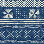 Geometric Stripe Blue Coffee Mug Gallery Image 2