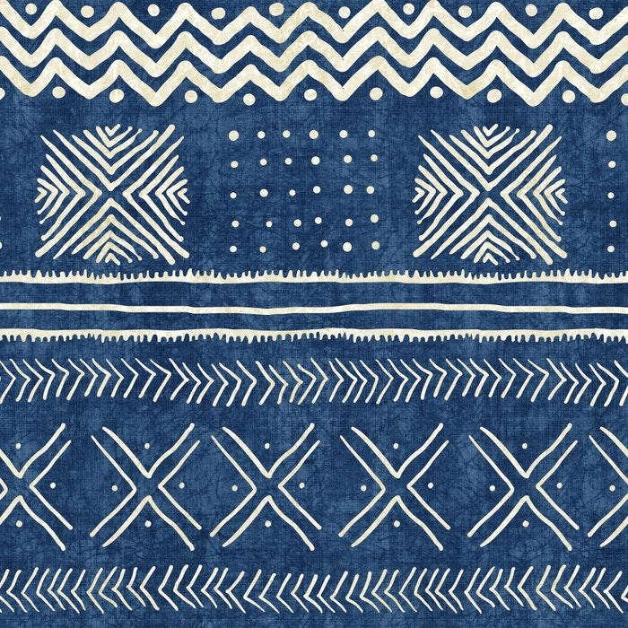 Geometric Stripe Blue Coffee Mug Gallery Image 2