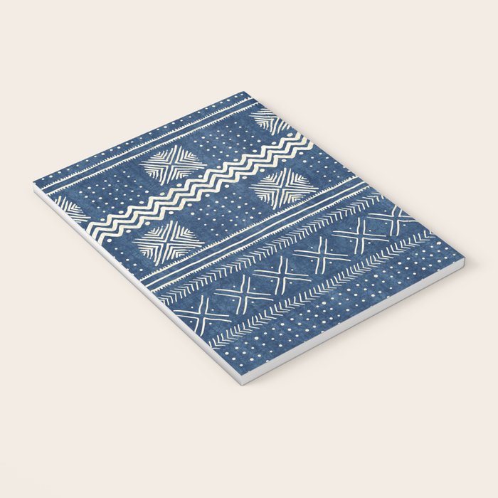 Geometric Stripe Blue Notebook Gallery Image 3