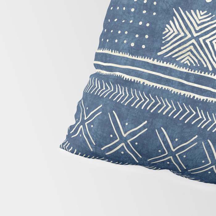 Geometric Stripe Blue Pillow Sham Gallery Image 4