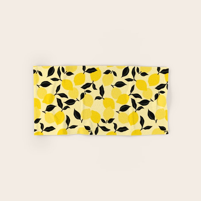 Seamless Citrus Pattern / Lemons Towels Gallery Image 1