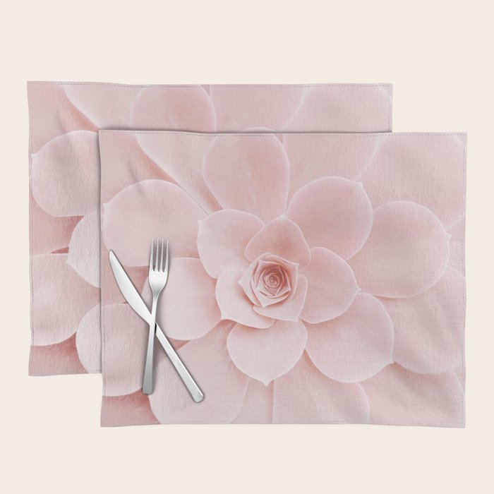 Blush Succulent Placemat Gallery Image 1