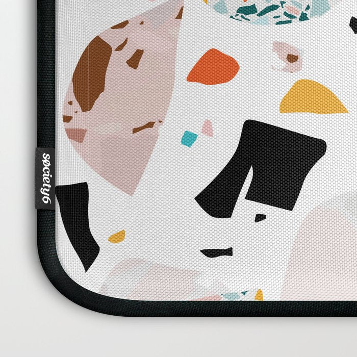 Mixed Mess I. / Collage, Terrazzo, Colorful Laptop Sleeve Gallery Image 3