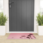Tranquillity - flamingo pink Welcome Mat Gallery Image 3