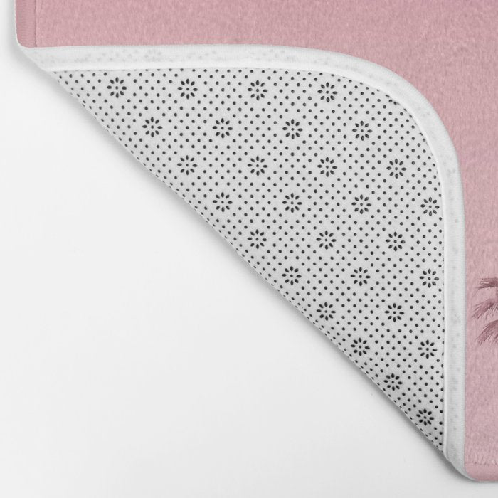 Tranquillity - flamingo pink Bath Mat Gallery Image 2